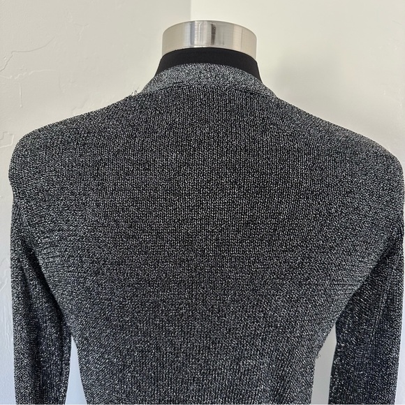 ALL SAINTS Women's Lyra Glitter Button Up Cardigan Black Size XS - Picture 11 of 15